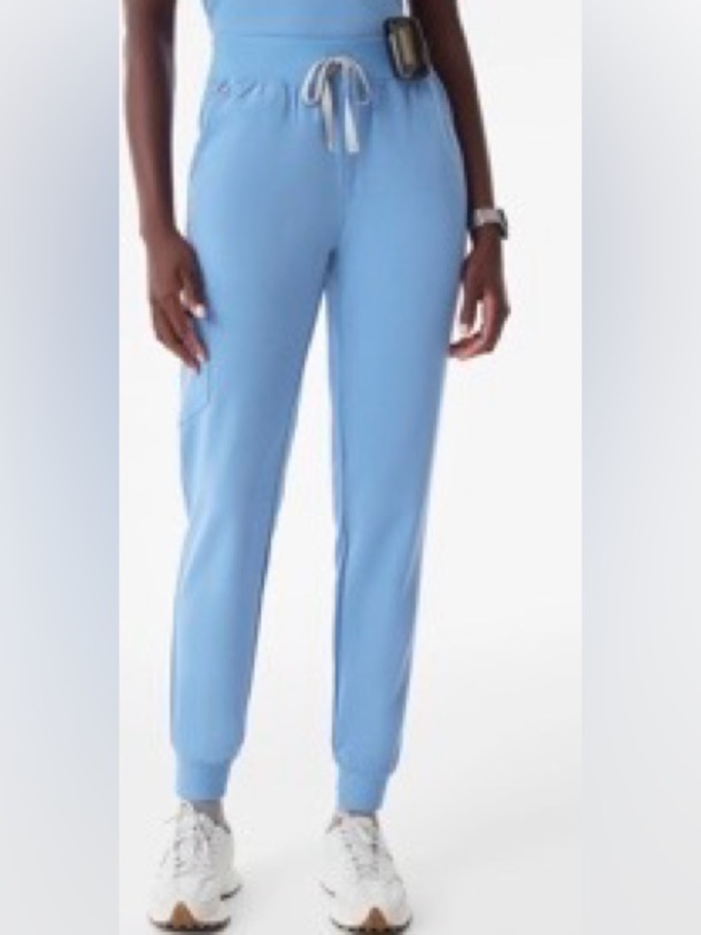 FIGS High-Waisted Zamora Jogger Scrub Pants - Ceil Blue~Size Small